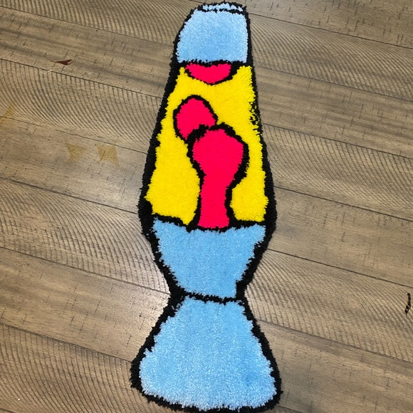 Handmade lava lamp rug - Picture 4 of 4
